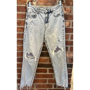 Pilcro Anthropologie Women's The Vintage Straight Distressed Jeans Size 30